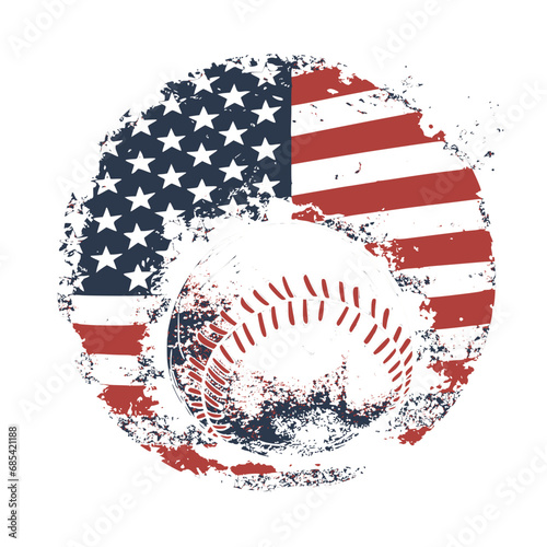 Patriotic Baseball 4th Of July Men USA American Flag Boys