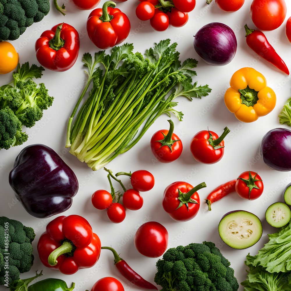 various colorful vegetables various colorful vegetables