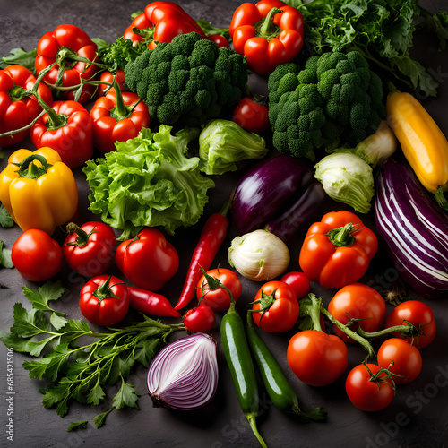 various colorful vegetables