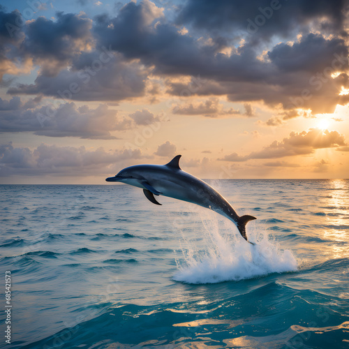 dolphin jumping © DragoNika