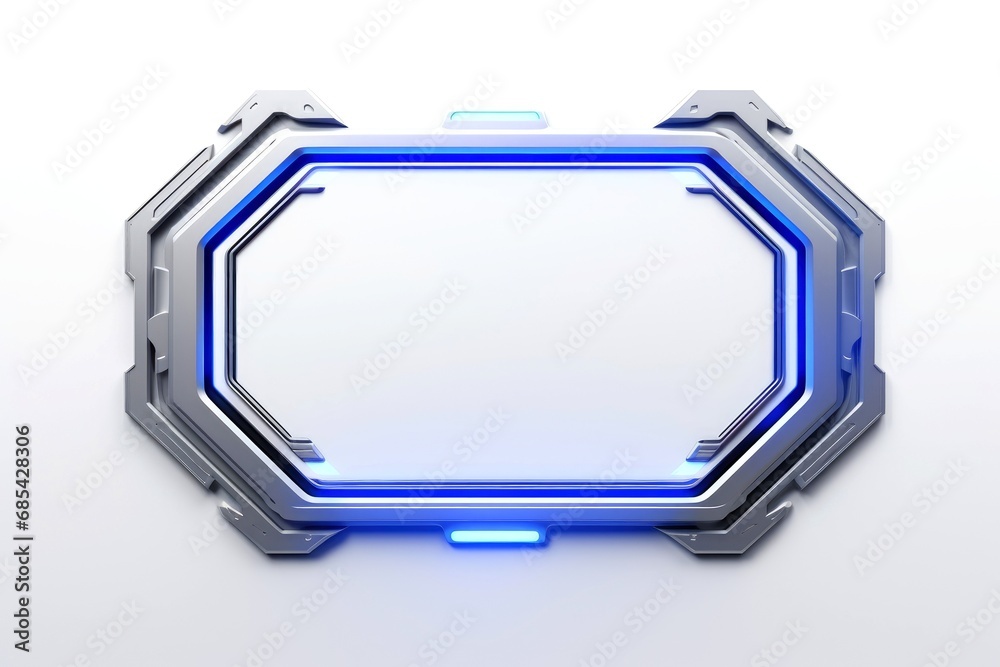 Abstract high tech border, futuristic technology background Abstract high tech border, futuristic technology background
