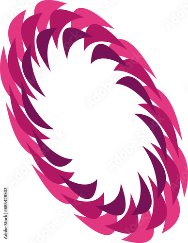 Energy portal icon isometric vector. Game ring energy. Universe plasma stand