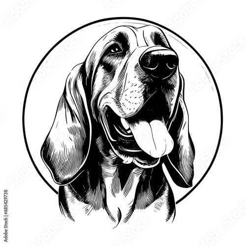 Bloodhound svg