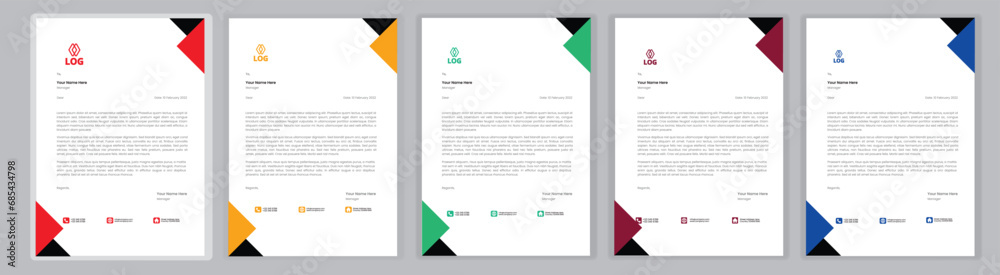 New Corporate And Creative Professional Business Elegant,Modern letterhead template design in minimalist style a4 New Corporate And Creative Professional Business Elegant,Modern letterhead template design in minimalist style a4