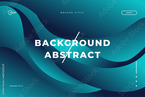 Abstract Background Green Wavy. Any project would benefit greatly from this sleek and contemporary style. Ideal for a poster, banner, or webpage