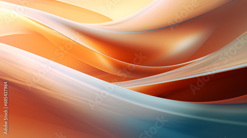 Abstract soft and smooth color waves in a relaxed and clean scenario