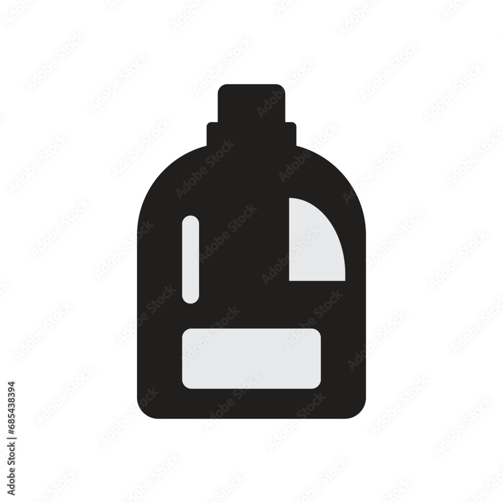 Flat detergent icon symbol vector Illustration. Flat detergent icon symbol vector Illustration.