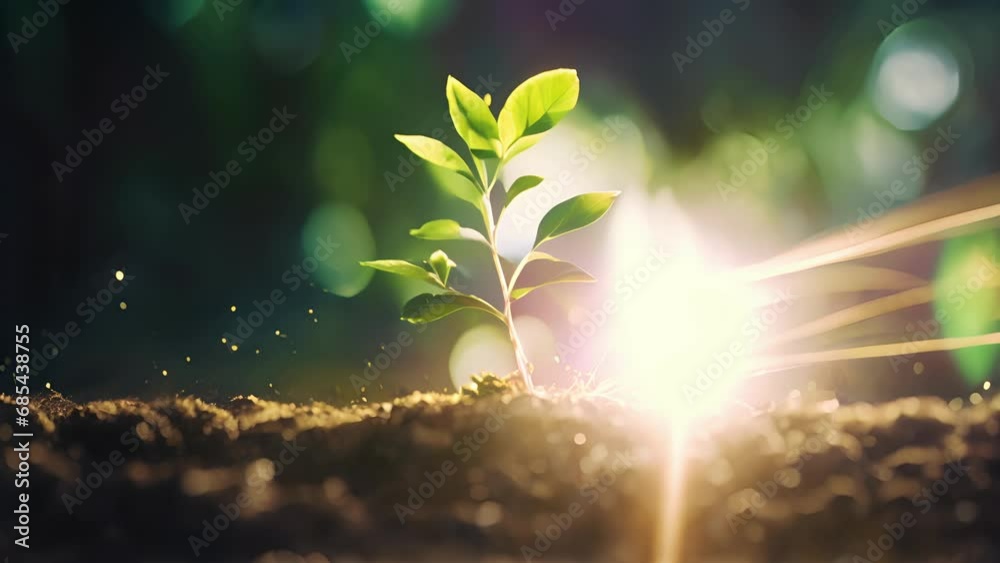 The abstract image portrays the idea of continuous growth and success through the use of technology in the business world.