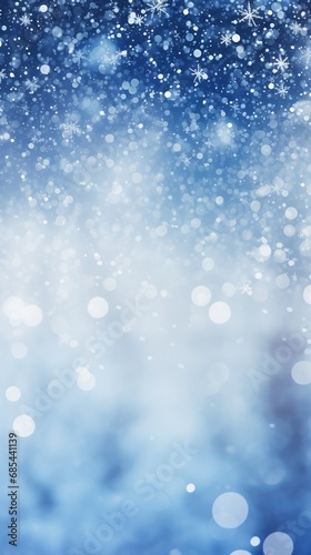 Christmas snow and bokeh background. copy space © tigerheart