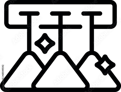 Clean glasses icon outline vector. Cleansing dishware vessel. Detergent soapy pod