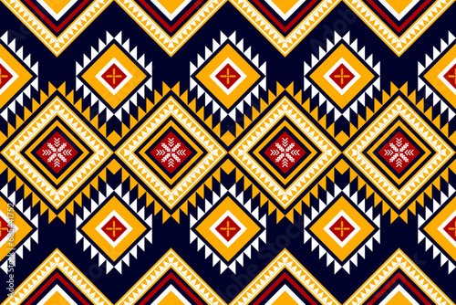 Wallpaper Mural Geometric design fabric pattern, seamless, wallpaper, clothing, carpet, fiber, yarn and shawl. Asian Indian. Abstract background. Torontodigital.ca