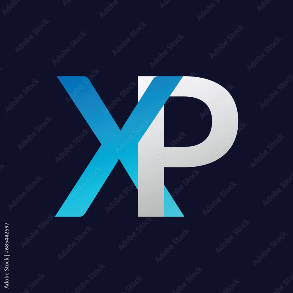 Unique XP letter logo Icon vector template. Unique XP letter logo Icon vector template.