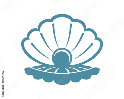 pearl shell logo icon
