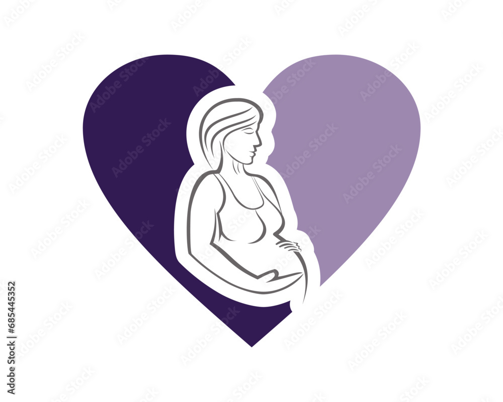 pregnant woman icon