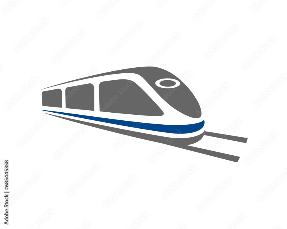fast train electric logo