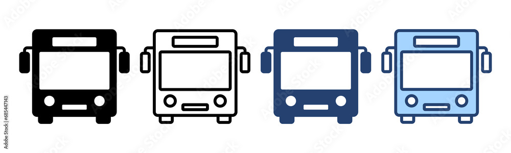 Bus icon vector. bus sign and symbol Bus icon vector. bus sign and symbol