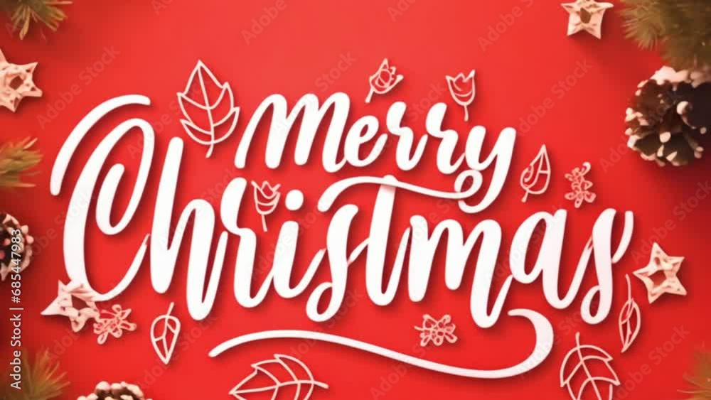 text lettering animation Christmas Background text lettering animation Christmas Background