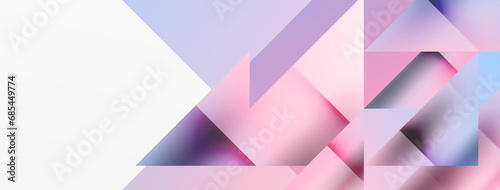 Captivating vector abstraction. Triangles interlock in mesmerizing dance, crafting dynamic geometric backdrop. Fusion of shapes and angles creates artful symphony of modern design