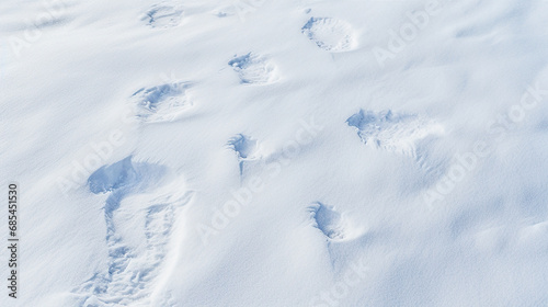 Pisadas en la nieve generado por ia  © Oriol