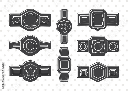 Championship Belt SVG, Belt Clipart, Belt Svg, Champion Belt Svg, Boxing Belt Svg, Champion Belt Icon, Champ Belt Svg, Belt Bundle photo