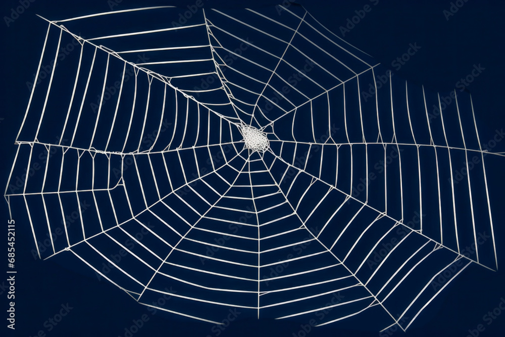 Obraz premium A beautiful spider web