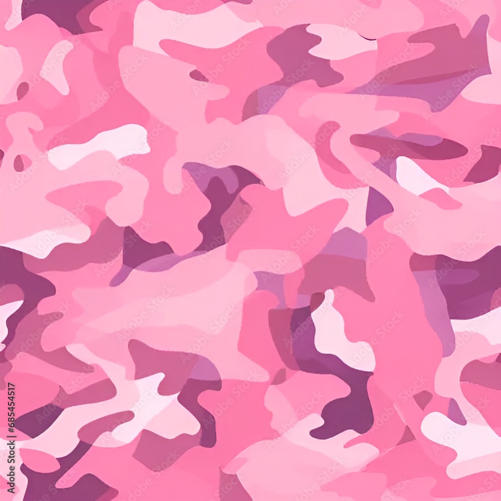pink camouflage pattern | generative AI pink camouflage pattern | generative AI