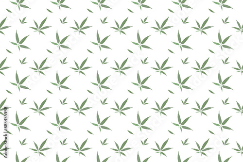 cannabis plant leaves as seamless pattern background