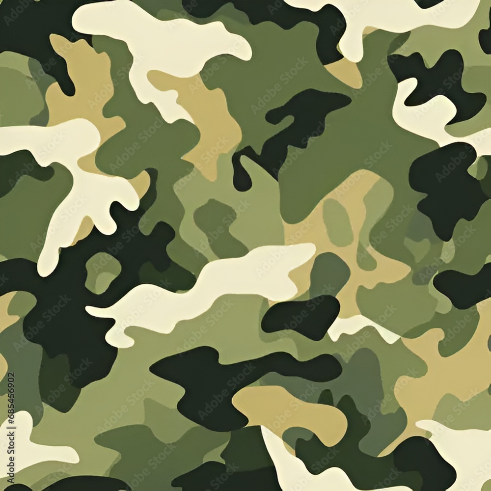 Naklejka premium camouflage pattern