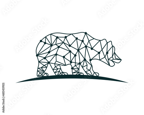 polygon bear design