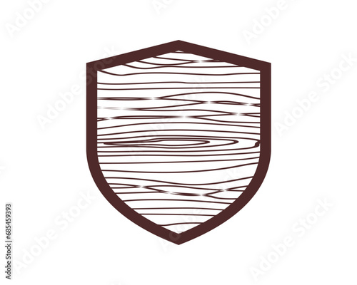 wood industry logo icon