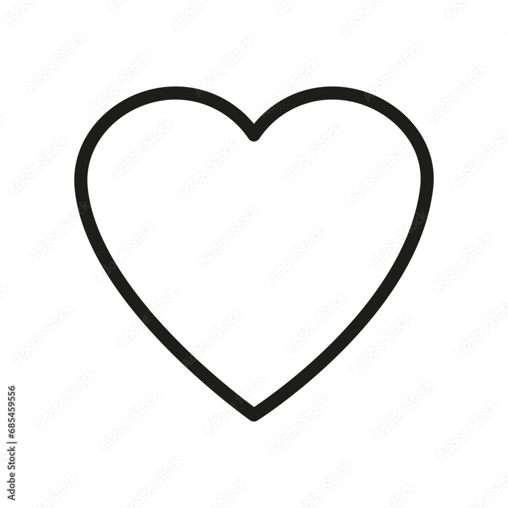 Heart icon. Vector illustration. EPS 10. Heart icon. Vector illustration. EPS 10.