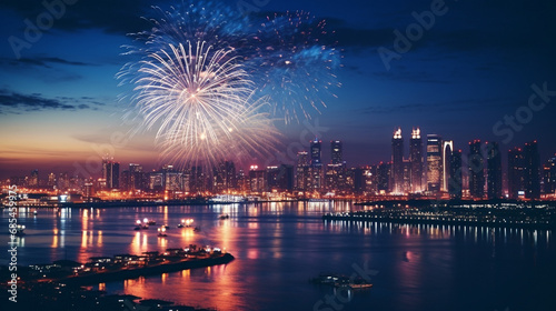 New Year's celebration fireworks  © Azlan
