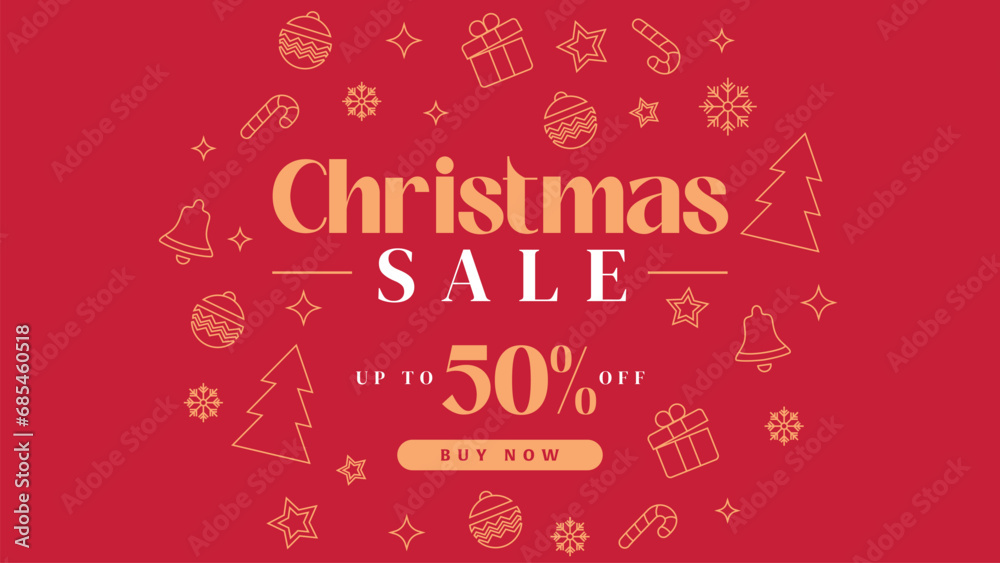 Merry Christmas Sale Banner Special Offer Card Illustration Vector Xmas Merry Christmas Sale Banner Special Offer Card Illustration Vector Xmas