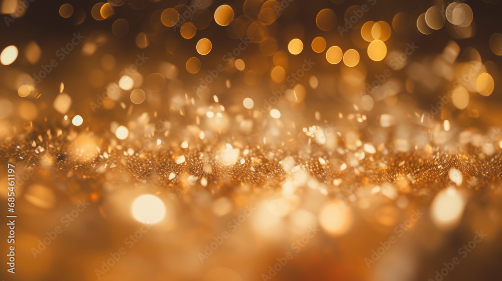 Beautiful sparkling abstract bokeh gold background Beautiful sparkling abstract bokeh gold background