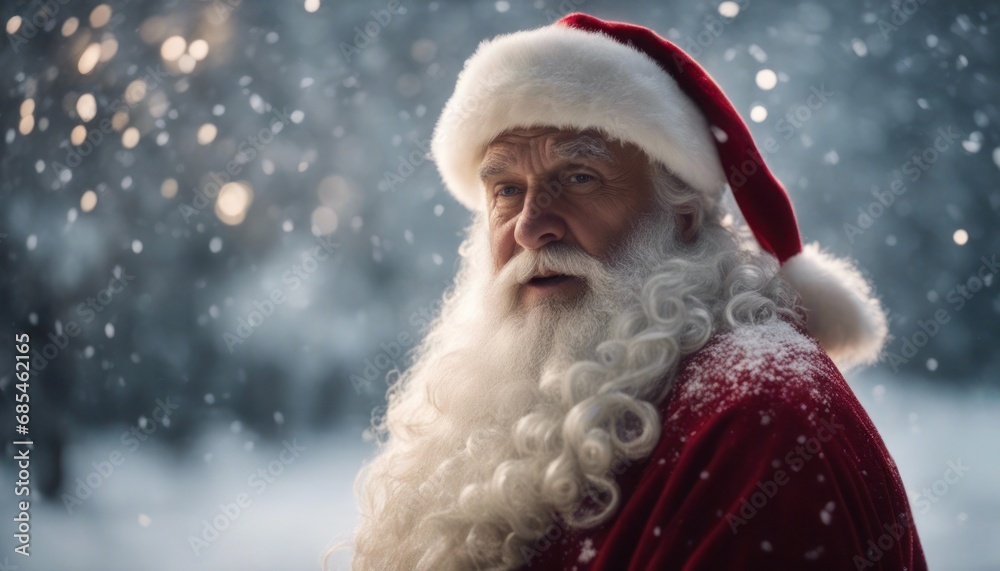 santa claus in the snow santa claus in the snow