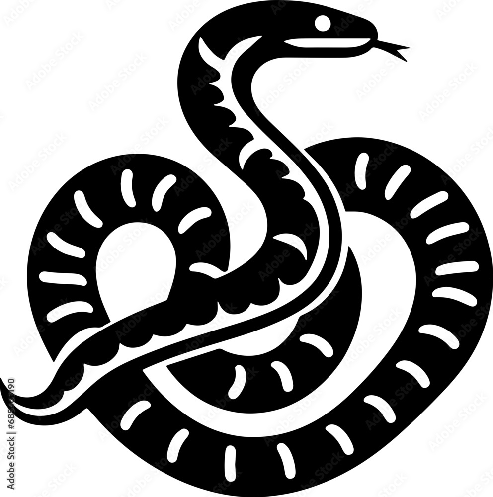 Fototapeta premium Mussurana Snake icon 3
