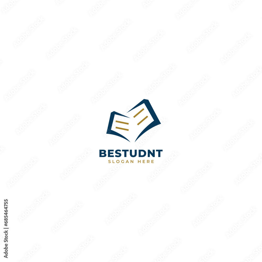 Best student with book logo vector. Education logo template design concept, student progress and success in learning. Best student with book logo vector. Education logo template design concept, student progress and success in learning.