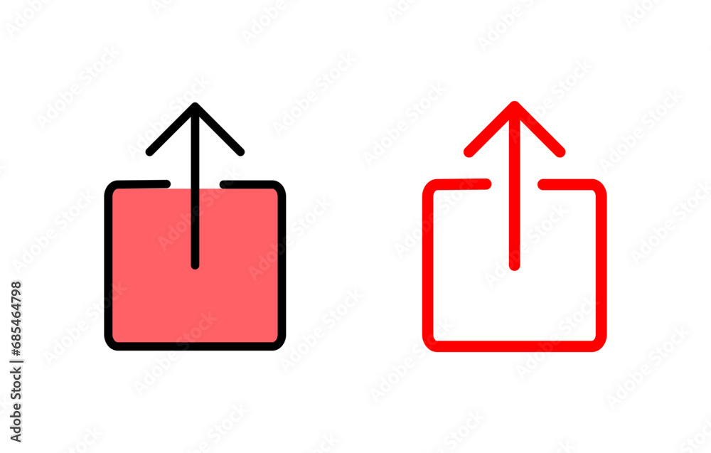 Share icon set illustration. Sharing sign and symbol Share icon set illustration. Sharing sign and symbol