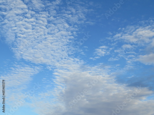 blue sky with clouds
