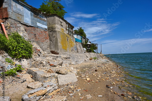 Protective walls of the Bogudonia settlement in Taganrog photo