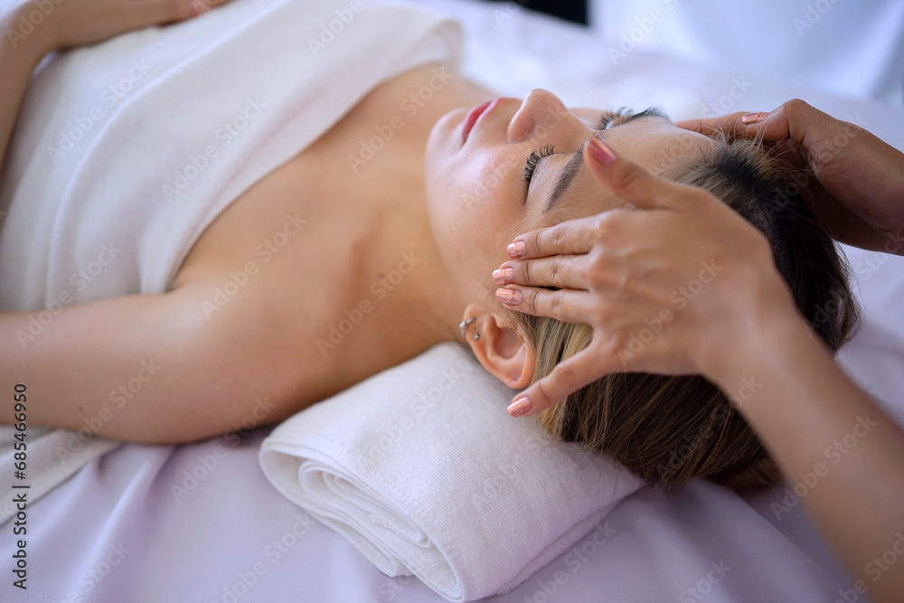 Pretty women spend time at resort and spa hotel. Pretty women spend time at resort and spa hotel.