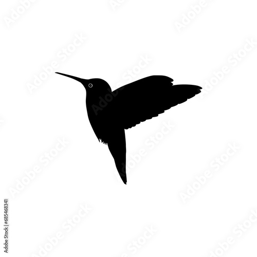 Flying Hummingbird Silhouette  can use Art Illustration  Website  Logo Gram  Pictogram or Graphic Design Element. Vector Illustration Category Animals 