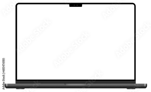 realistic new macbook pro laptop ultrabook mockup photo