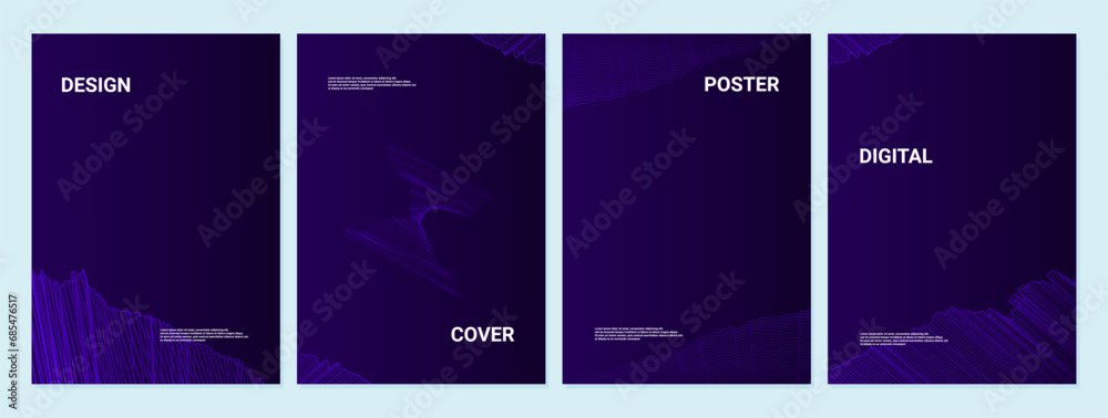 Modern abstract covers set, minimal covers design. Flyer, presentation, brochure, banner, poster design
