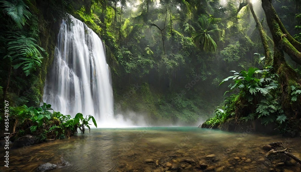 majestic waterfall majestic waterfall
