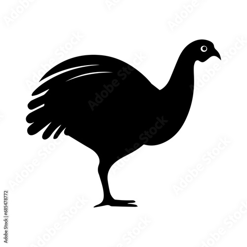 silhouette of a turkey