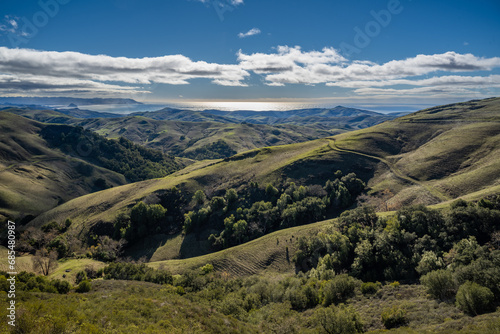 Scenic Hill View towards Morro Bay