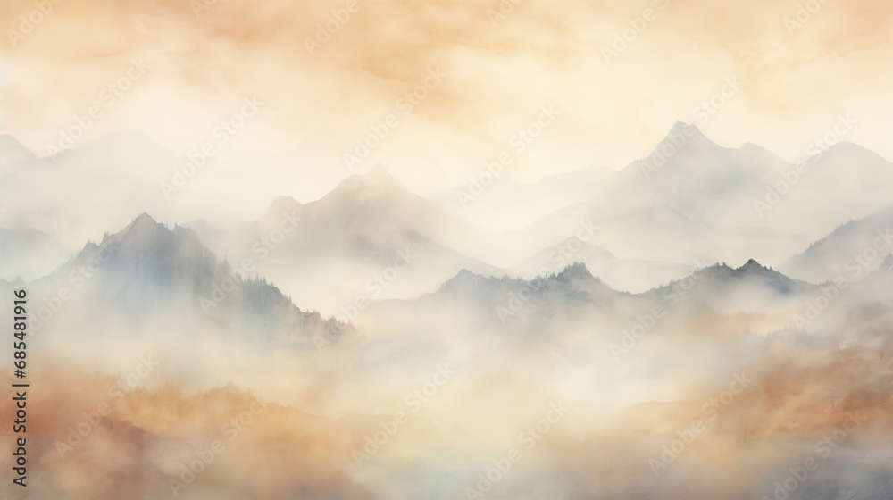 Generate a background with a subtle watercolor wash in soft and muted hues.