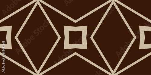 Schilderij op canvas Pattern with abstract geometric style
