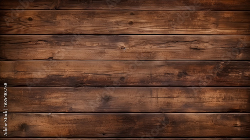 Old grunge dark textured wooden background The surface of the old brown wood texture. Generative AI.